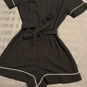 Black dressy romper